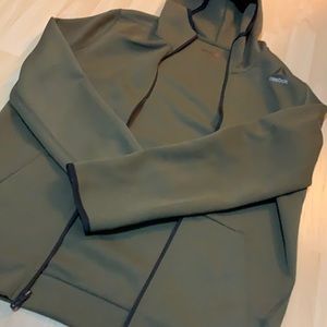 Reebok Men’s Green Athletic Jacket - SIZE SMALL